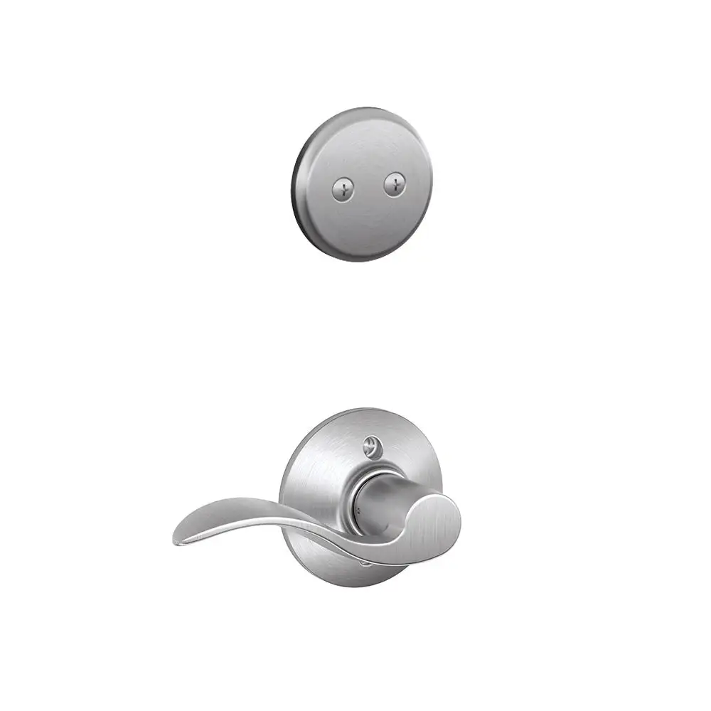 Accent Lever X Camelot Rose Right Hand Inside Trim Dummy Handleset - On Sale Schlage