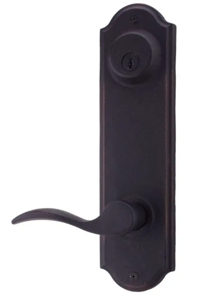 Weslock L2109 Left Hand Calais Interior Double Cylinder Handle