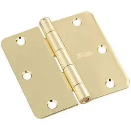 3.5-Inch Bright Brass Interior Door Hinge National Hardware