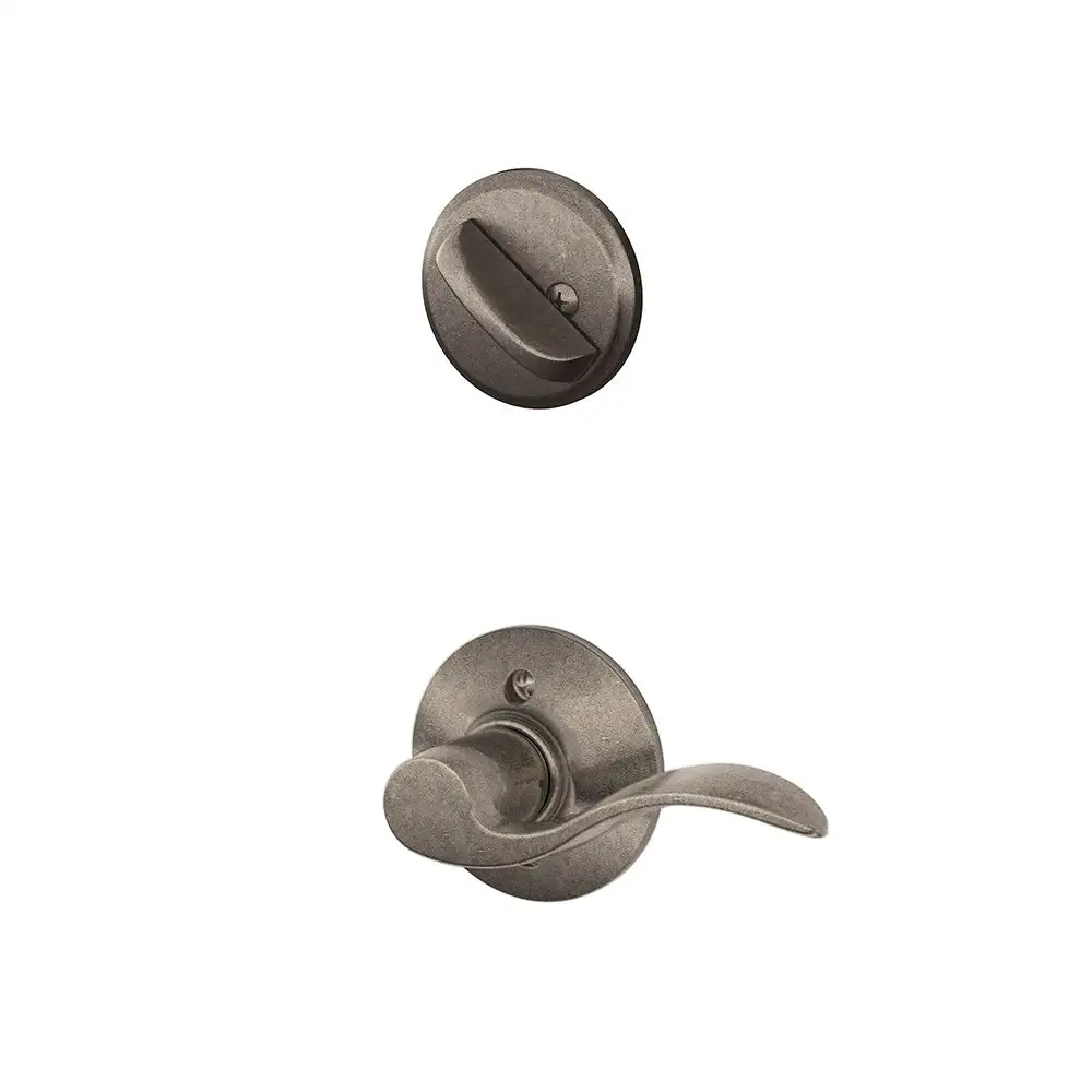 Accent Interior Left-Handed Lever Deadbolt - Builders Hardware Tools on Sale Schlage
