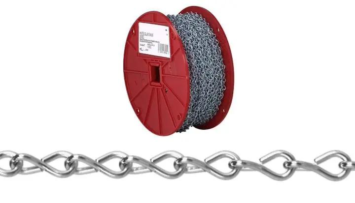 Campbell #12 Steel Single Jack Chain Zinc Plated 6 Feet Campbell Chain u0026 Fittings