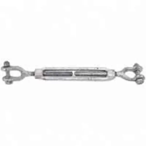 Baron 19-3/8X6 Galvanized Jaw Turnbuckle 3/8 Inch x 6 Inch Forged Steel