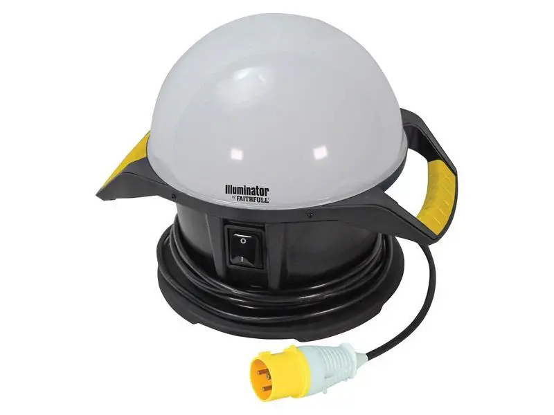 String Job Site Faithfull Power Plus Illuminator 360¡ LED Task Buoyant 50W 110V