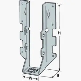 Face Mount Double Joist Hanger Z-Max 2 x 6-Inch Lumber Various