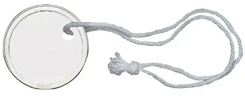 Hy-Ko KB145-100 Paper Tag String 1-1/4 White 100-Pack