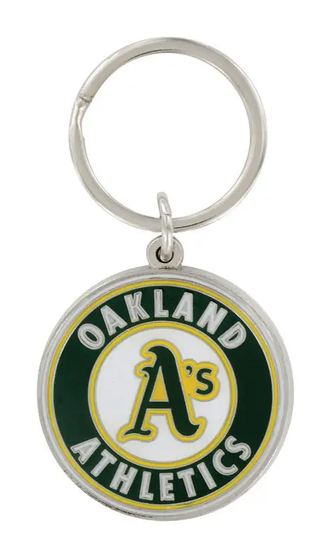 HILLMAN MLB Tempered Steel Blue Decorative Keychain