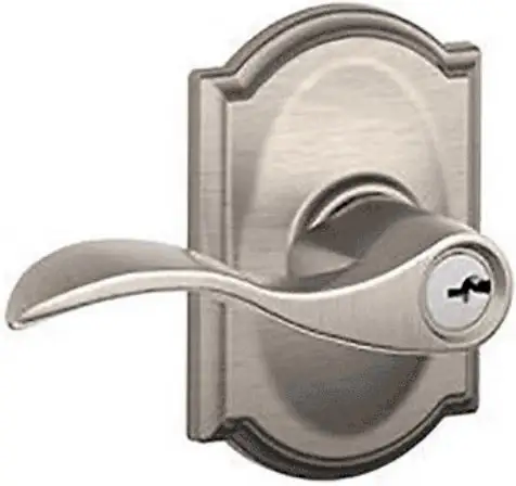 Siena Keyed Entrance Lock Door Knob - Premium Builders Hardware Secure Entry Schlage