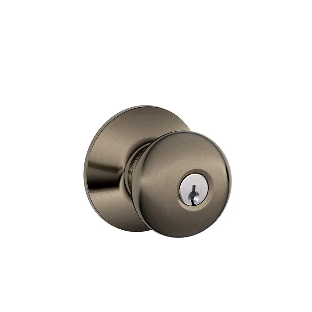 Plymouth Keyed Entry Knob - Best Construction Hardware Tools Schlage
