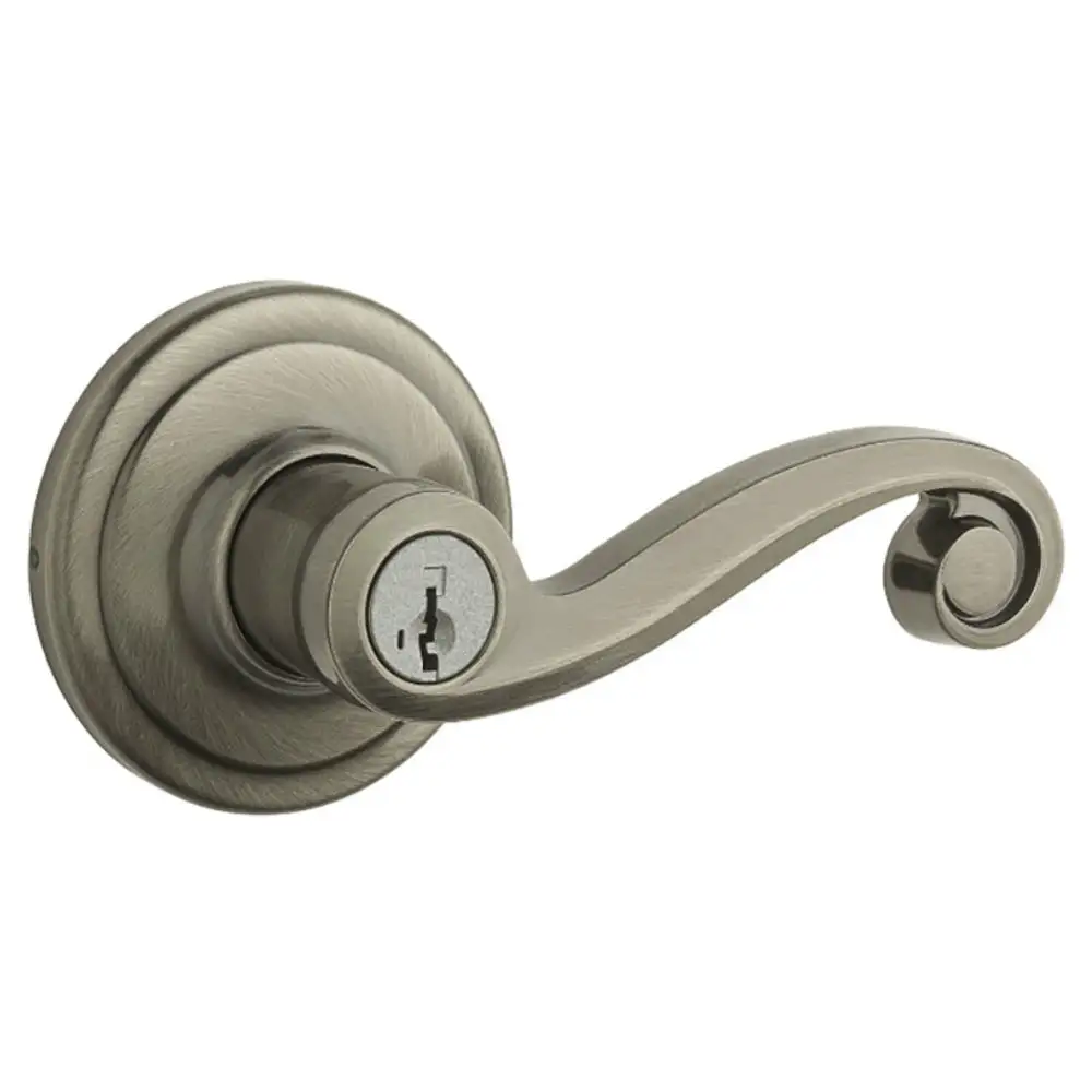 Ashfield Keyed Entry Lever - Reliable Hardware Repair Kit Kwikset