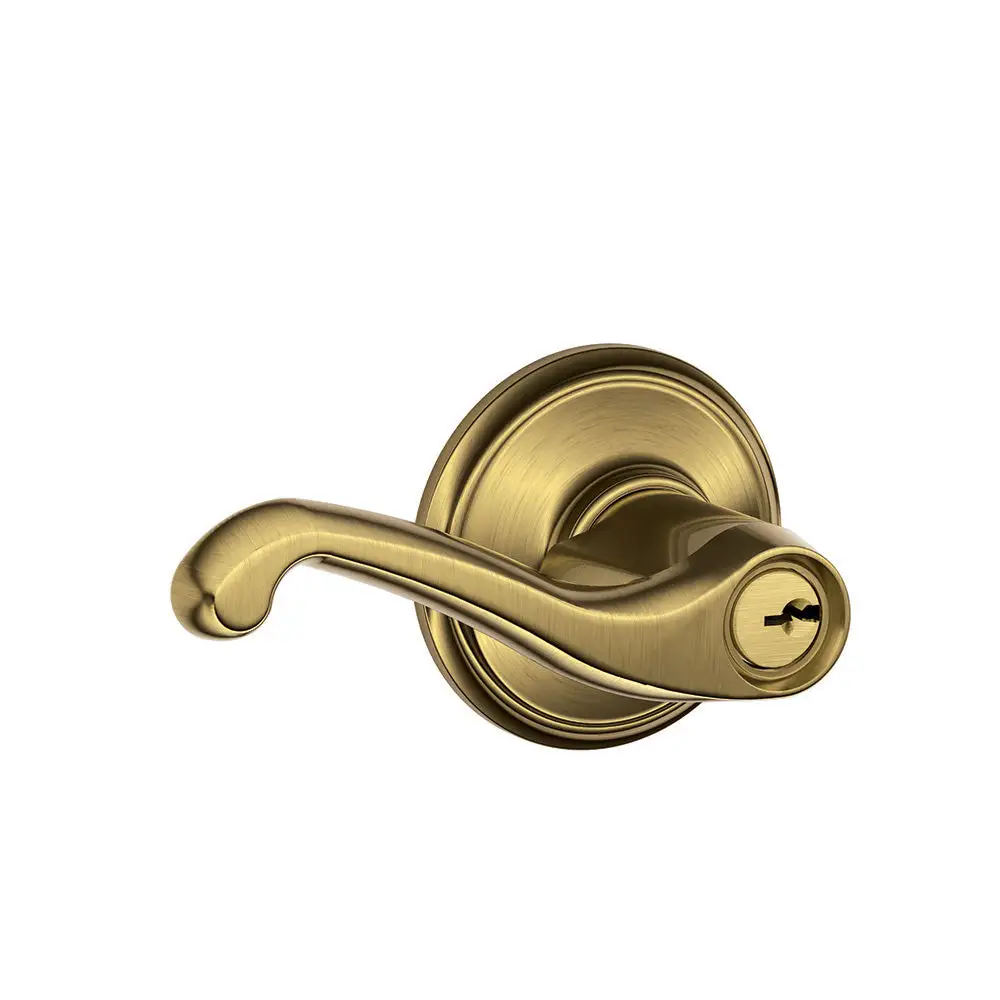 Flair Lever Keyed Entry Door Handle - Best Home Hardware Repair Supply at Low Price Schlage