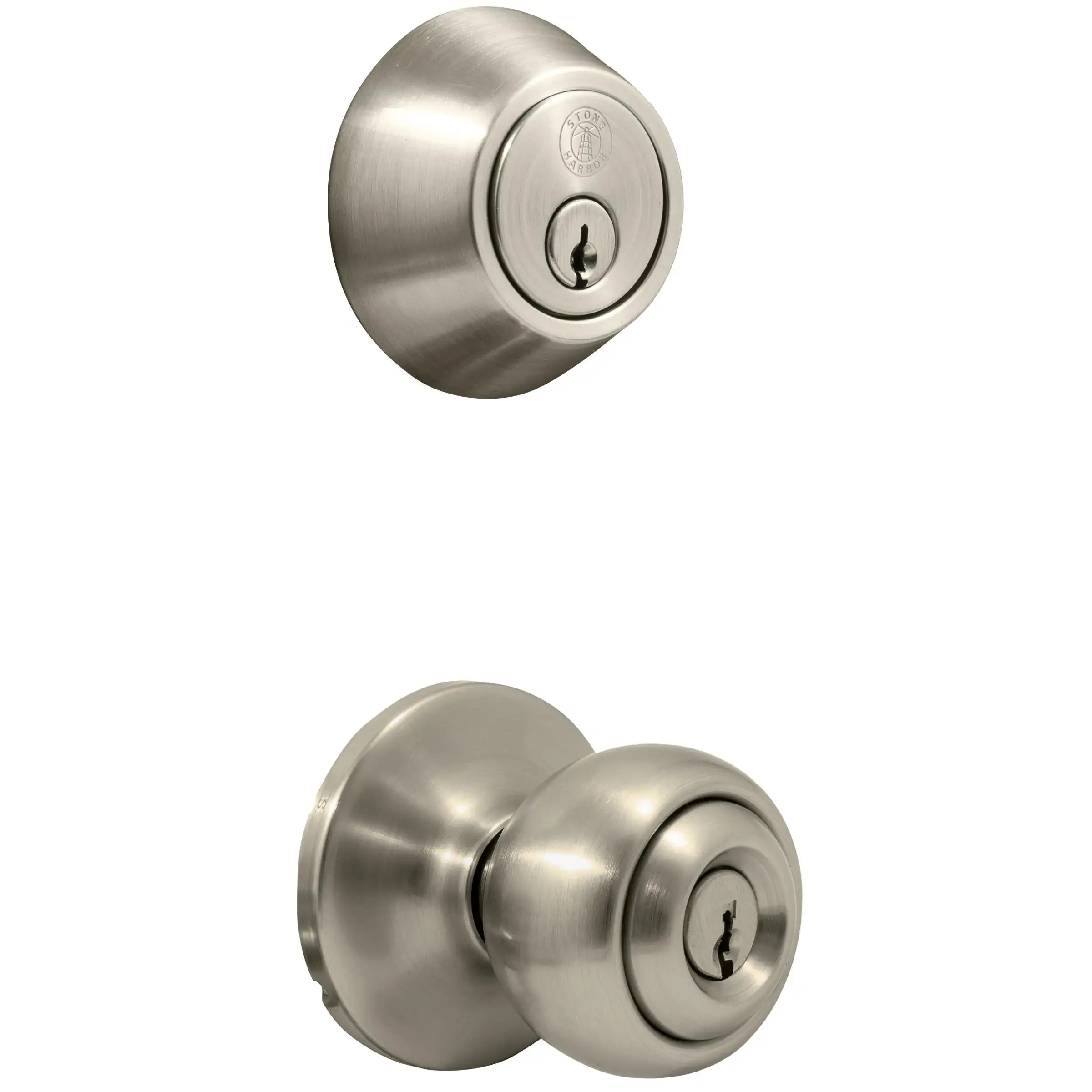 80BA 15 BP 4AL RCS KW K3 Ball Combo Pack KW1 Keyway Satin Nickel Door Lock