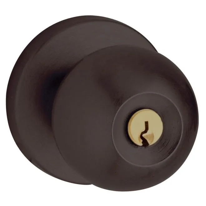 Contemporary Keyed Entry Door Knob - Construction Hardware Supplies BALDWIN