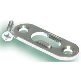 Heavy Duty Bright Steel Keyhole Hanger 2-Pack Wall Mounting Hillman