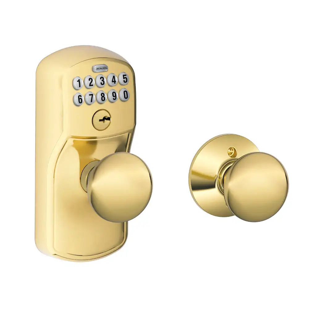 Camelot Keypad Entry Door Lock Flex-Lock and Accent Levers - Best Home Hardware Tools Schlage
