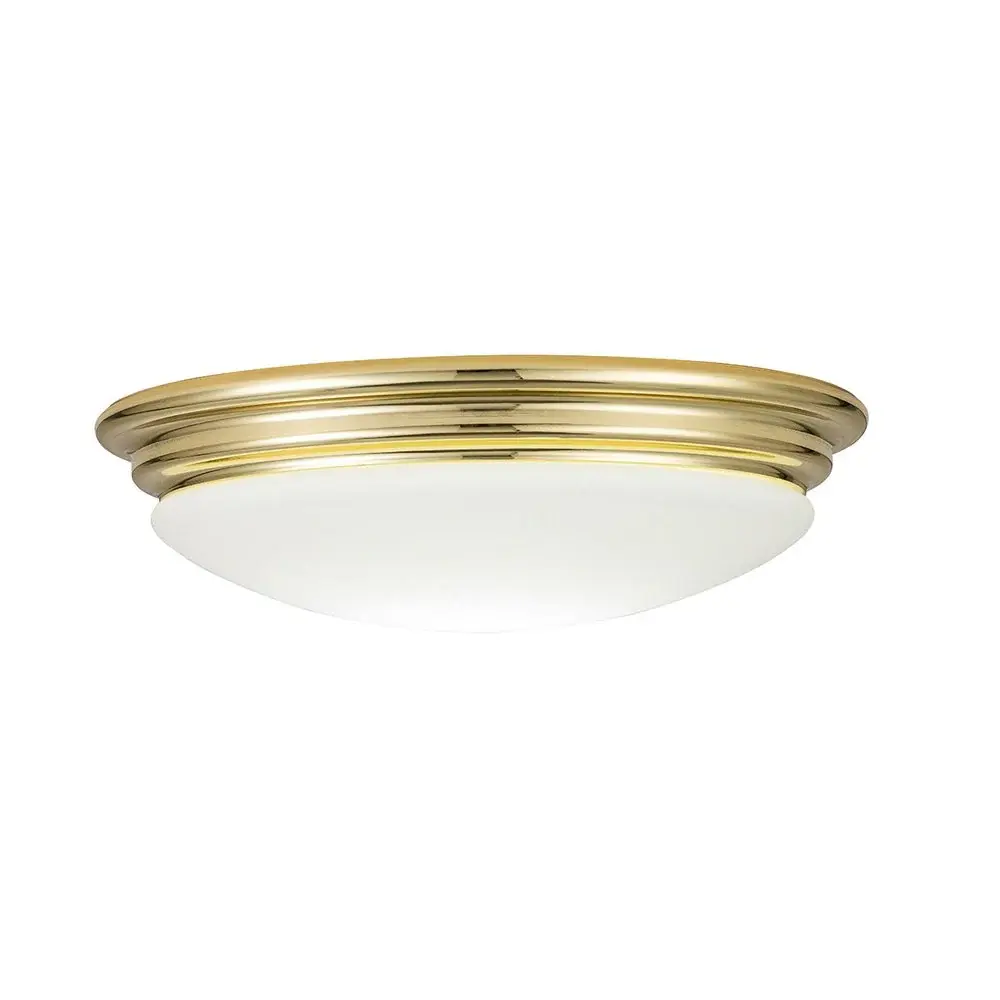 Touchless Lighting Brompton 1 Light Flush Mount Light - Polished Warm alloy