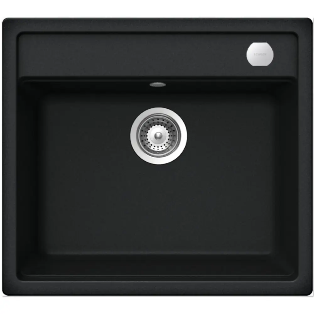 SCHOCK: Built- sink Mono N-100 FB RD5, made CRISTADUR®/CRISTADUR® OLIVE 87460 56 cm