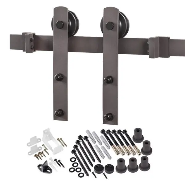 Straight Strap Barn Door Hardware Kit - Shop Home Hardware Equipment Renin