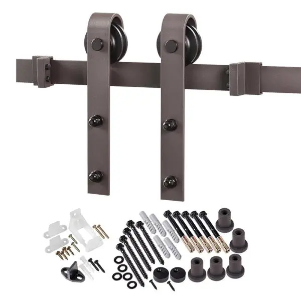 Straight Strap Barn Door Hardware Kit - Shop Home Hardware Repair Tools Renin