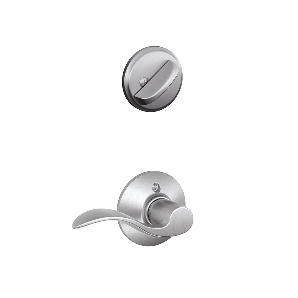 Andover Knob X Addison Rose Inside Trim Single Cylinder Handleset - Best Home Hardware Repair Supply Schlage