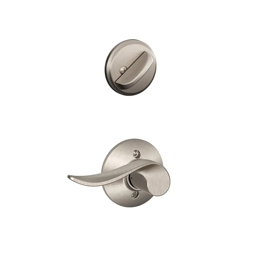Traditional Single Cylinder Knob Entry Door Interior Handle - Building Hardware Tools Schlage