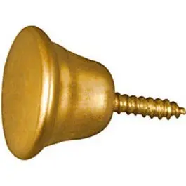 2-Pack 5/8-Inch Brass Cabinet Knob Furniture and Cabinets National Hardware