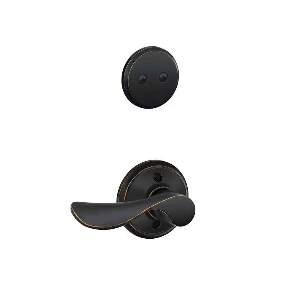 Siena Knob Dummy Interior Pack - Aged Bronze Low Price Best Builders Hardware Items Schlage