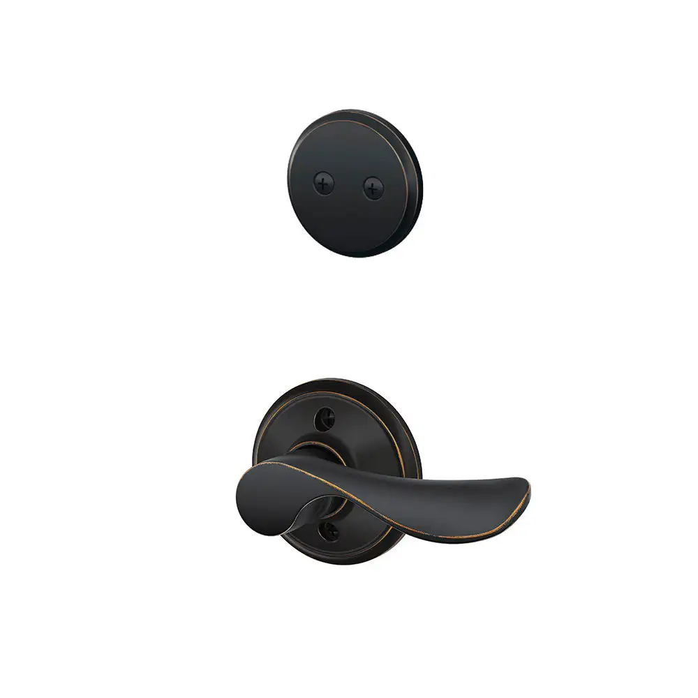 Siena Knob Dummy Interior Pack - Satin Nickel Shop Builders Hardware Equipment Schlage