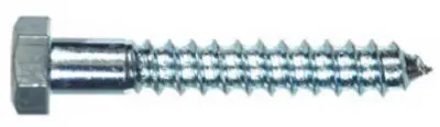 Hillman 230083 Hex Head Lag Bolt 3/8 X 2 Inch 100 Pack