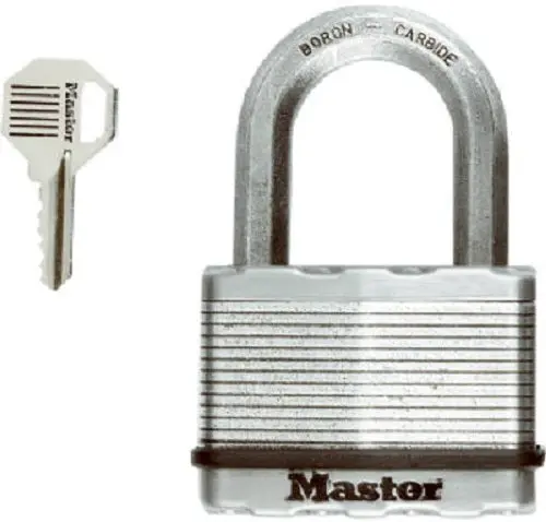 Master Lock M15XKADLFCCSEN Magnum Laminated Padlock 1-1/2 Inch Shackle 2-1/2 Inch