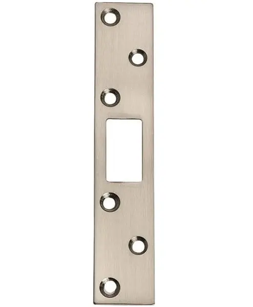 Prosource HSH-004BN-PS Security Latch Strike 1-1/8" x 6" Brushed Nickel