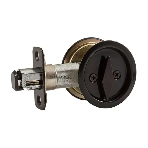 National Hardware N350-355 Oil Rubbed Bronze Steel Pocket Door Latch