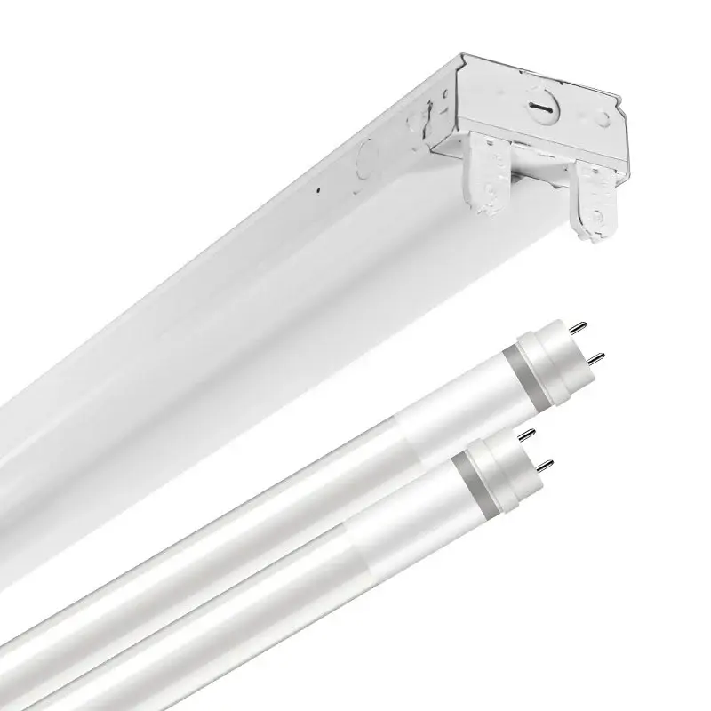 Metalux SLES2T82G40 Strip Light Fixture, 120/277 V, 29 W, 2-Lamp, LED Lamp, Cool Snow, 3600 Lumens, 4000 K Color Temp
