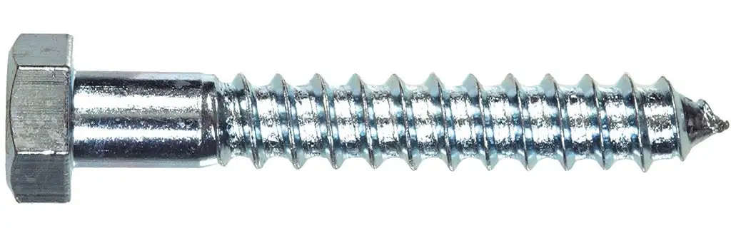 Hillman Leg Screw Hex Head Zinc Plated Construction Hardware Hillman Fasteners