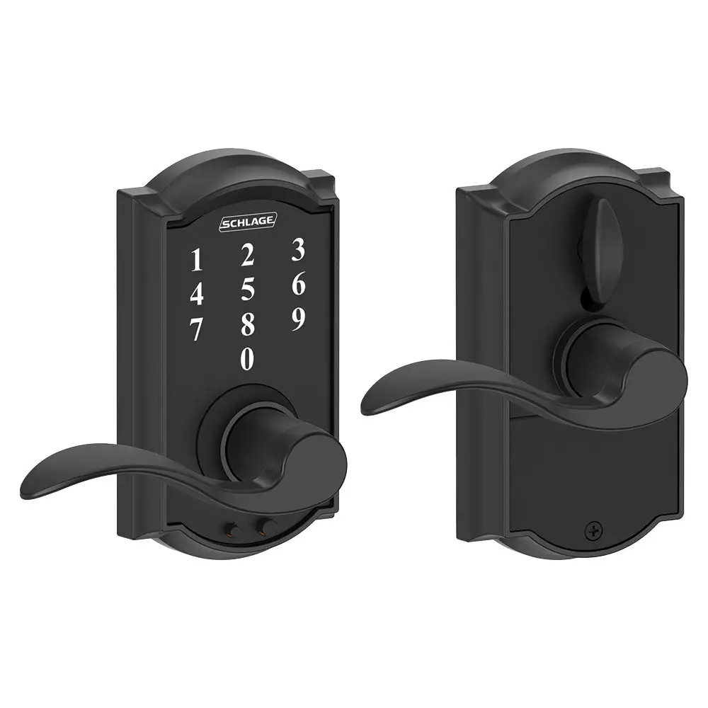 Camelot Touch Lock Accent Lever - Low Price Best Home Hardware Equipment Schlage