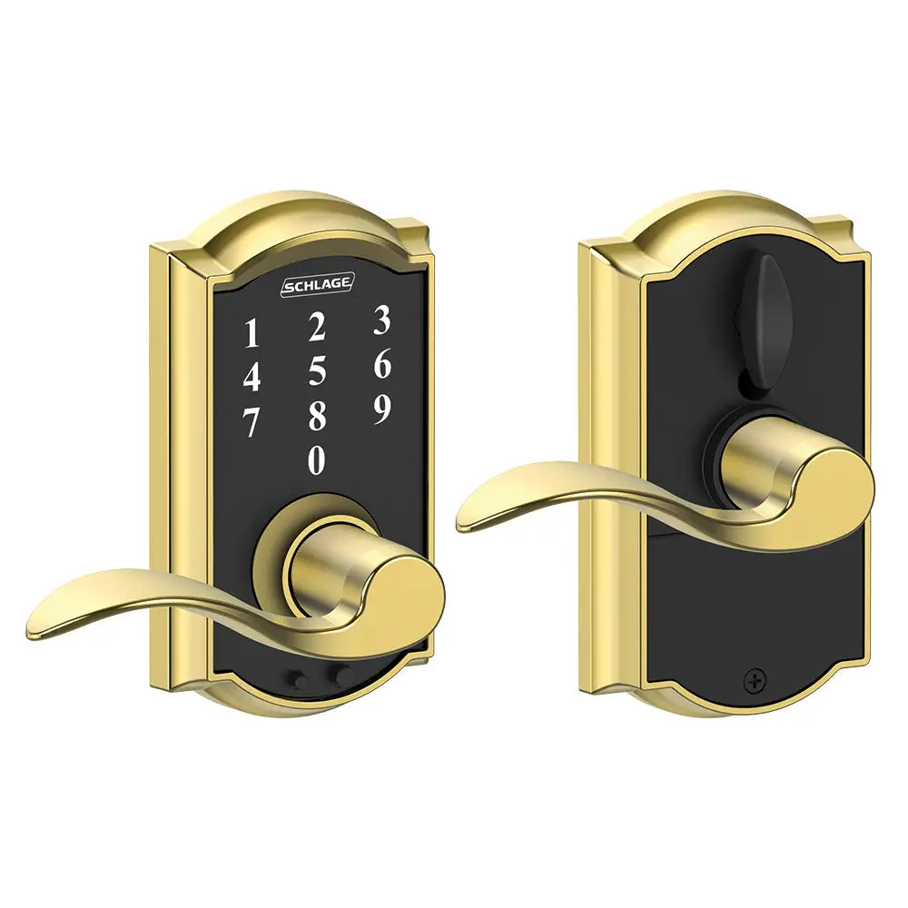 Camelot Touch Lock Accent Lever - Low Price Building Hardware Tools Schlage