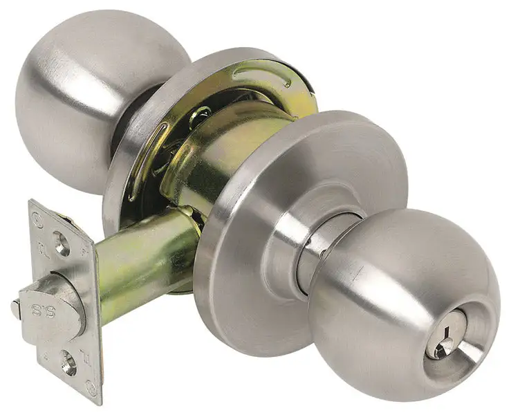 Satin Chrome Classroom Lever Lock Left Handed Building Hardware Supplies Tell