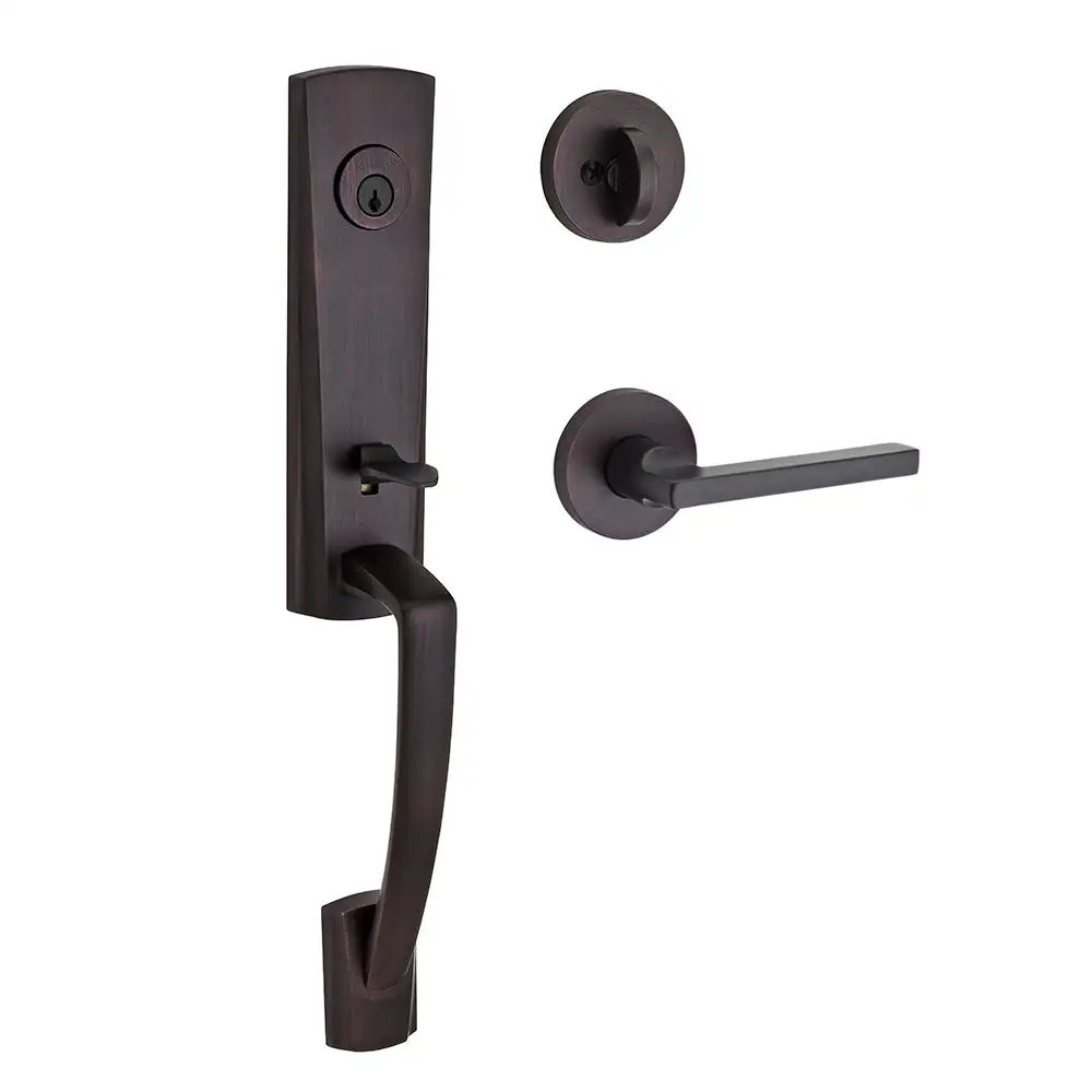 Reserve Miami Square Lever Door Handleset - Builders Hardware Items Doors BALDWIN