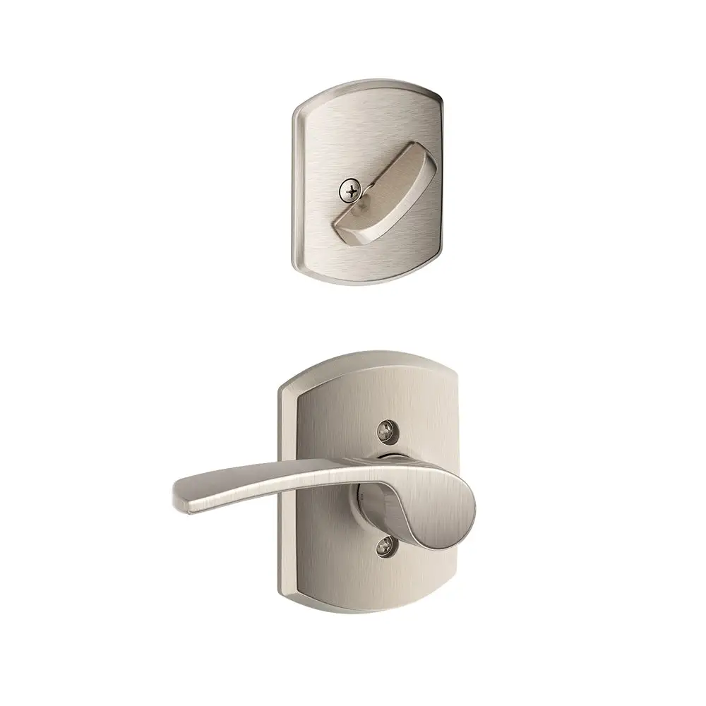 Century Rose Manhattan Right Handed Entry Leverset - Low Price Home Hardware Tools Schlage