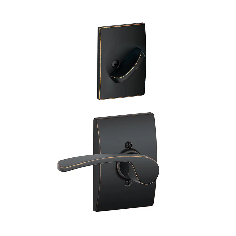 Upland Rose Northbrook Entry Lever - Low Price Building Hardware Supplies Schlage