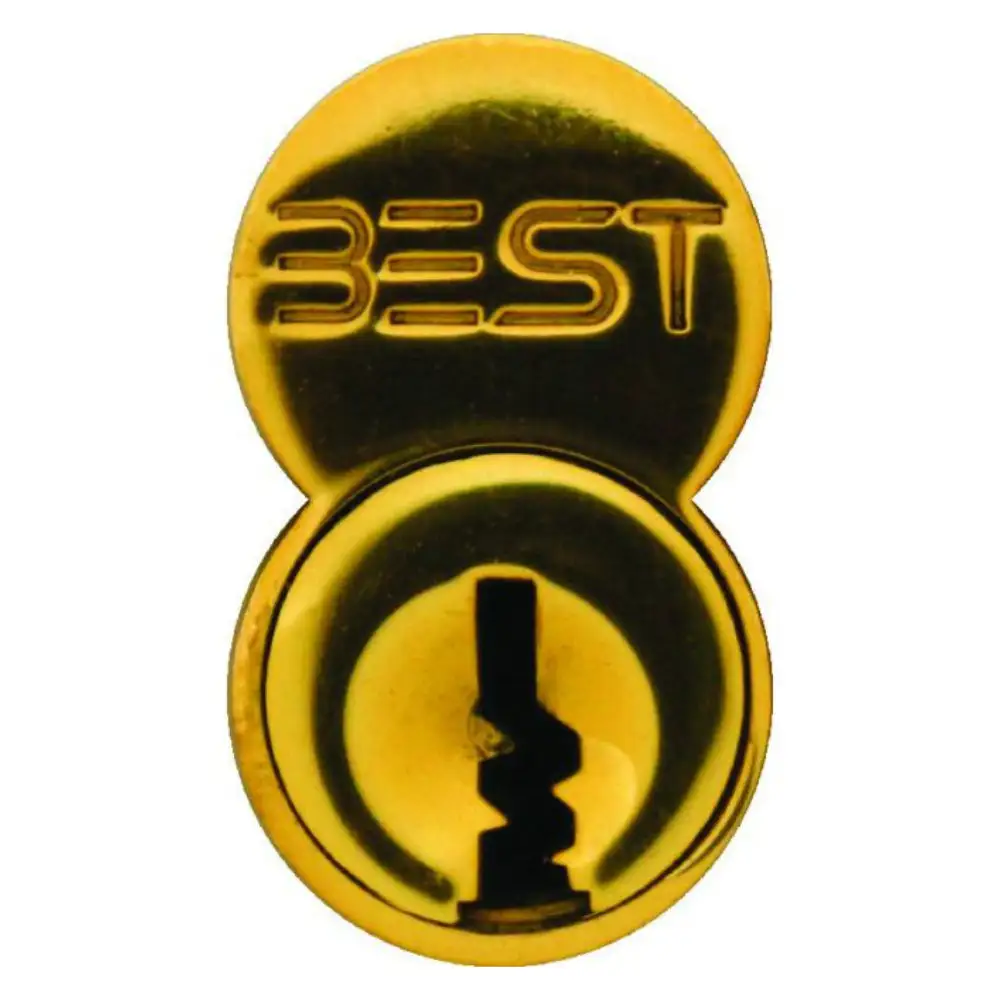 Stanley Best 1C7E1626 7 Pin E Keyway Uncombinated Core Satin Chrome Lock Cylinder