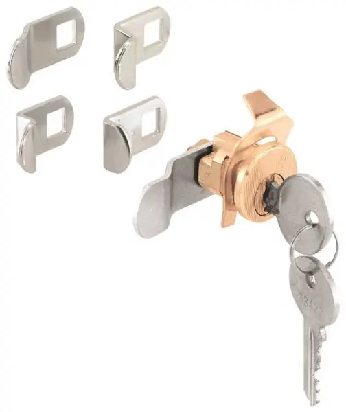 Prime Line U 9940 Mailbox Lock Counter Clockwise Rotation Brass