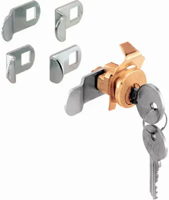 Slide-Co S-4634C Five-Pin Tumbler Multi-Purpose Mail Box Lock 5 Cam Security