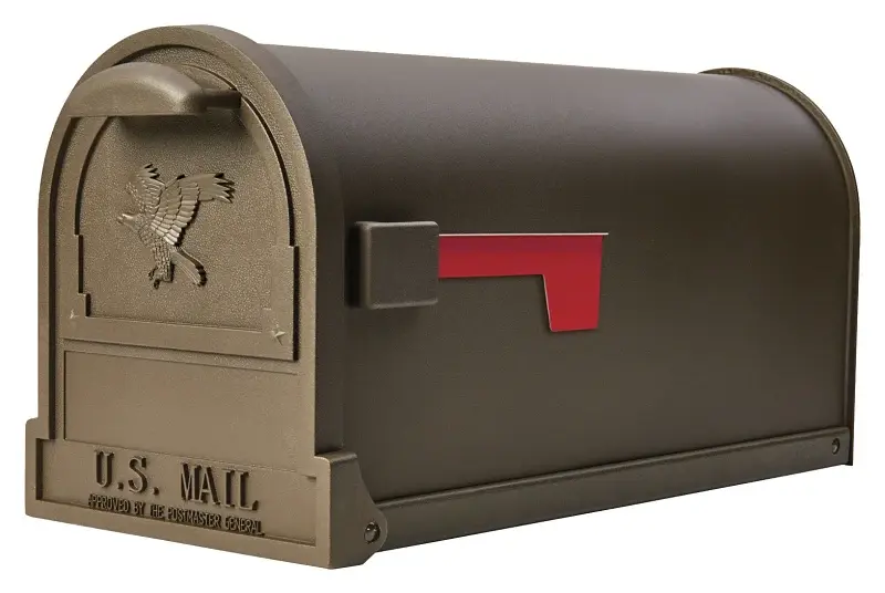 Gibraltar Mailboxes Arlington Series AR15T000 Mailbox, 1475 cu- Capacity, Galvanized Steel, Warm finish, 9-1/2 W