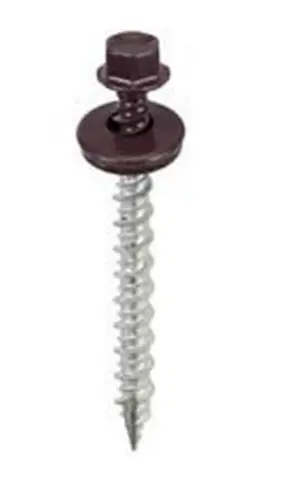 Acorn SW-MW2BG250 2 Inch Burgundy Metal Building Screws 250-Pack Roofing