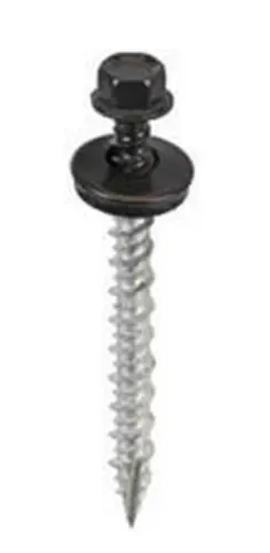 Acorn SW-MW2BK250 2 Inch Black Metal Building Screws 250-Pack Steel Construction