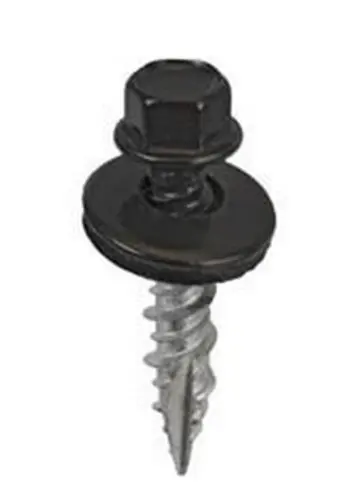 Acorn International SW-MW1BK250 Metal Building Screws 1 Inch Black 250 Count Construction
