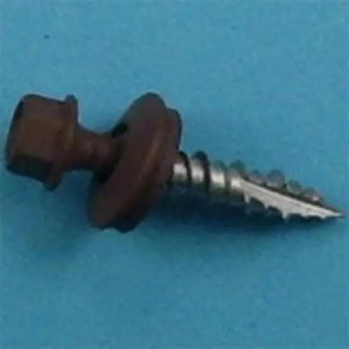 Acorn SW-MW1BN Metal Building Screws 1 Inch Brown Package 250 Construction