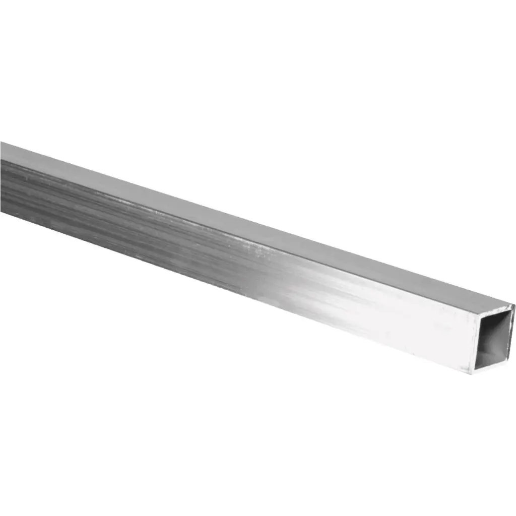 Hillman Steelworks 1x8 Foot Aluminum Square Tube 1/16 Inch Thick