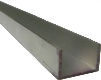 SteelWorks 11382 Aluminum Trim Channel 5/8" x 48" Mill Finish