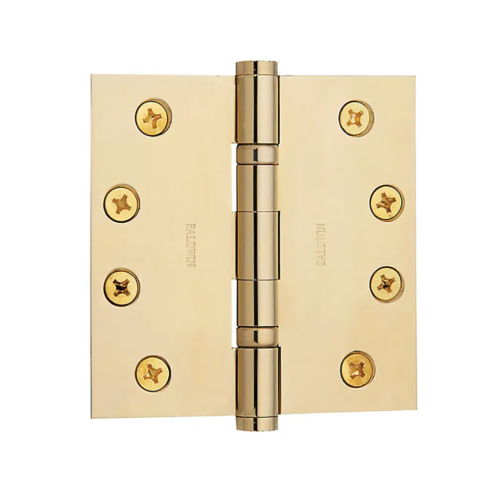 Square Ball Bearing Mortise Hinge - Durable Home Hardware Tools Smooth Door Operation BALDWIN
